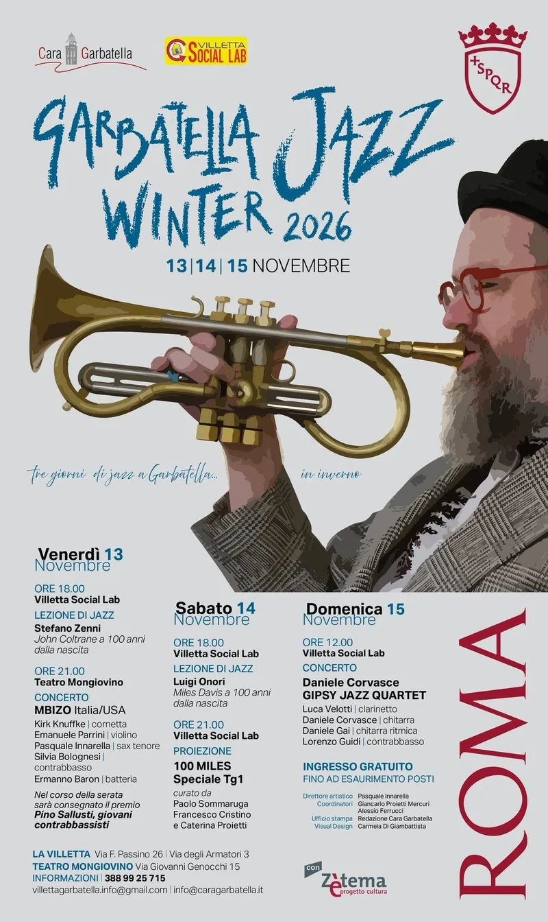 Garbatella Jazz Festival Winter 2026
