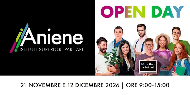 Open Day Istituto Aniene - Roma Tiburtina
