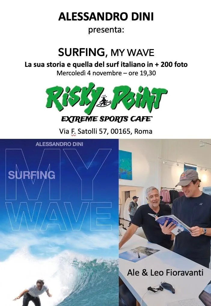 Presentazione libro SURFING, MY WAVE
