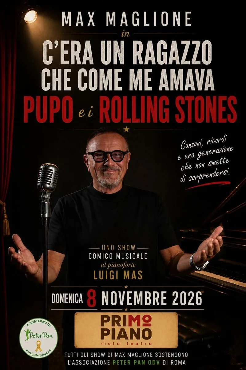 Max Maglione Show @ Primo Piano per La Casa di Peter Pan