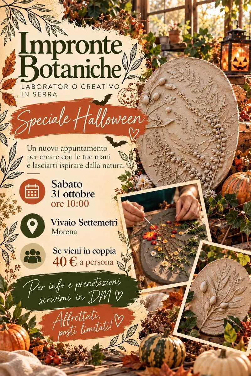 impronte Botaniche speciale Halloween 🎃