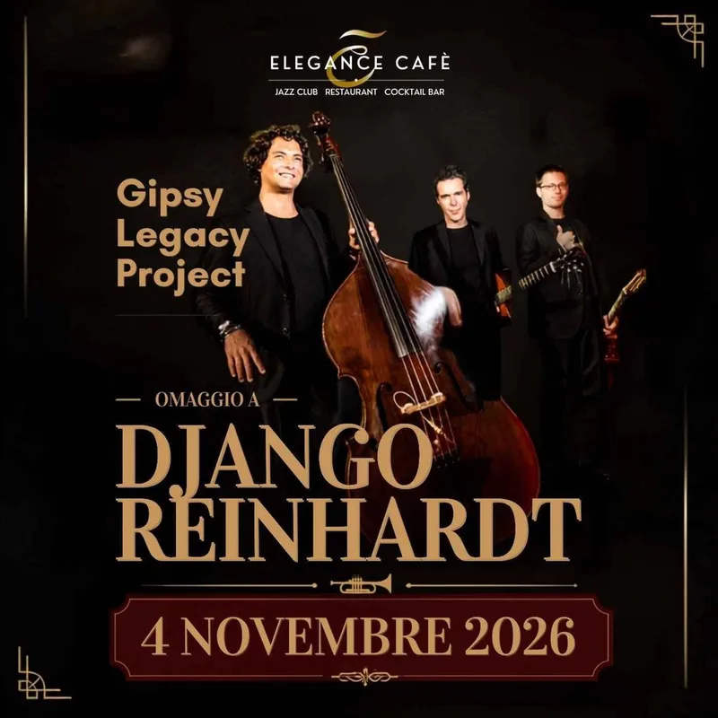 OMAGGIO A DJANGO REINHARDT // Live at ELEGANCE CAFE' JAZZ CLUB | ROMA