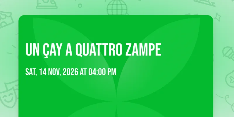 Un çay a quattro zampe
