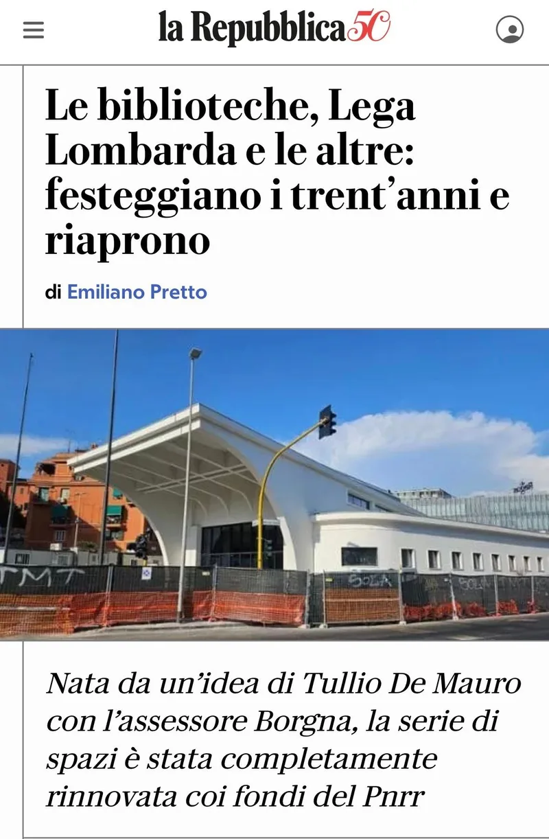 Inaugurazione  Biblioteca 