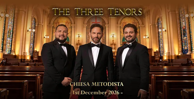 The Three Tenors at Chiesa Evangelica Metodista in Rome
