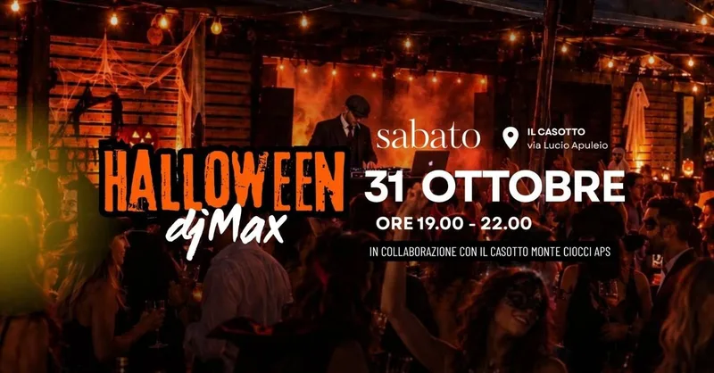 Halloween al Casotto con DJ Max!