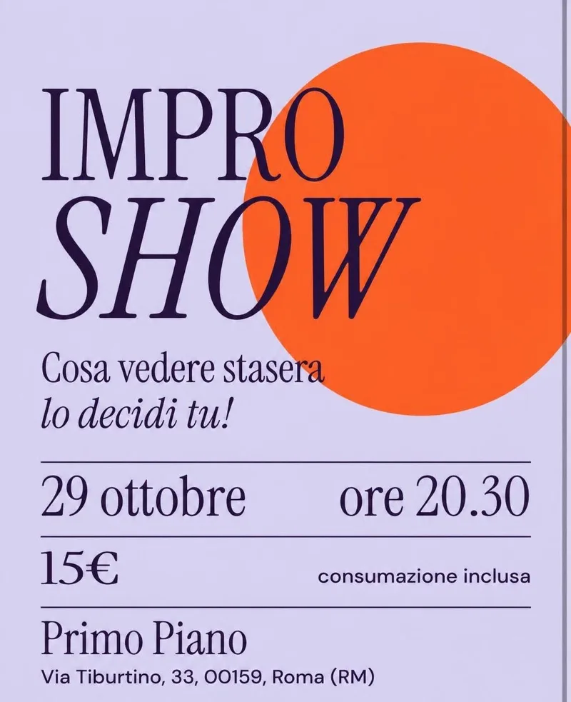 Impro Show @ Primo Piano Dinner Show
