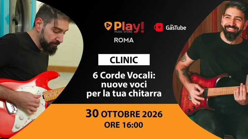 6 Corde Vocali: nuove voci per la tua chitarra da Play! Music Store Roma