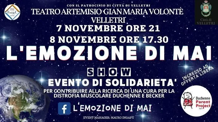 L'EMOZIONE DI MAI evento di solidarietà