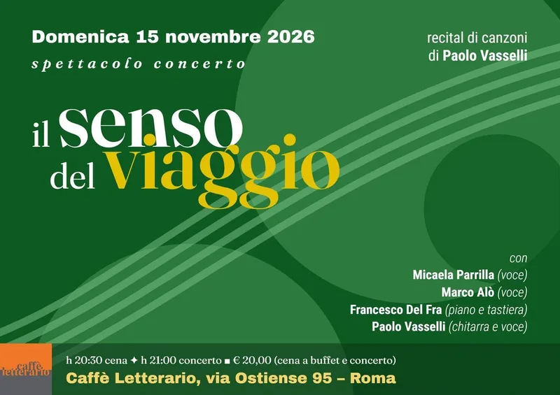 Il senso del viaggio | Paolo Vasselli al Caffè Letterario 