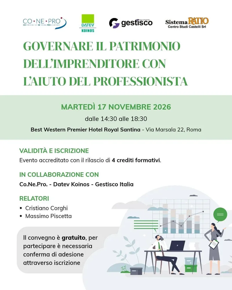 Governare il patrimonio dell’imprenditore con l’aiuto del professionista