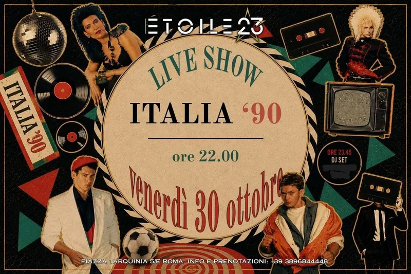 🎤🇮🇹 ITALIA '90 🇮🇹 🎤  | Live Show & Dj set