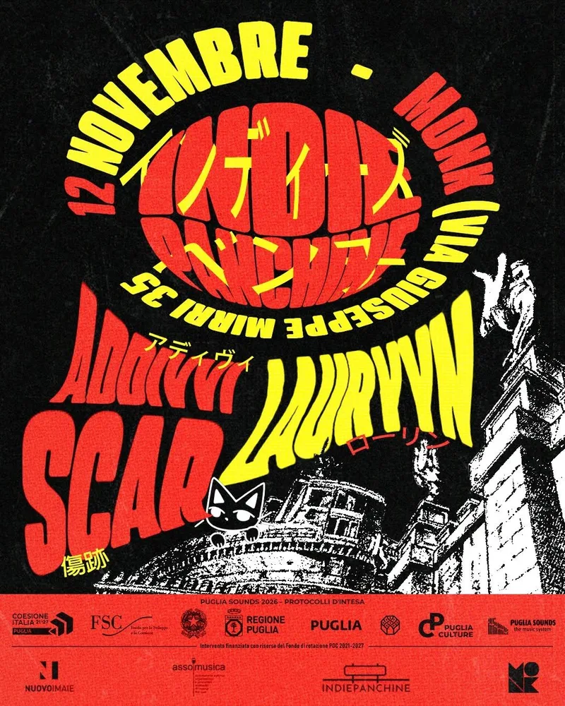 ADDIVVI + LAURYYN + SCAR X Indiepanchine // live al Monk // Roma