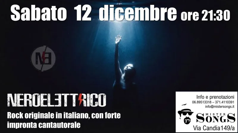 Neroelettrico - il mare e i suoi segreti al Mister Songs