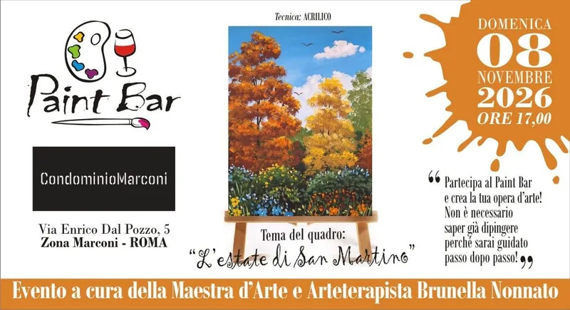 Paint Bar - Condominio Marconi - Roma zona Marconi