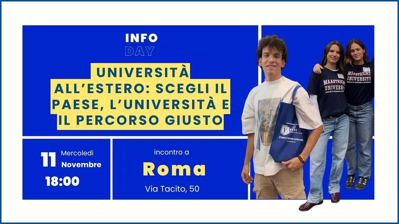 Roma Università all'estero: scegli il Paese, l'università e il percorso giusto