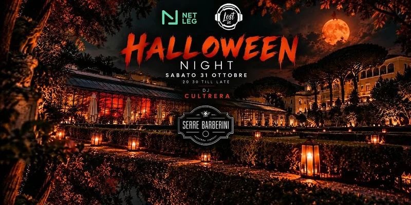 Halloween Night | Social Dinner & Party @Serre Barberini | NetLeg & Lost In