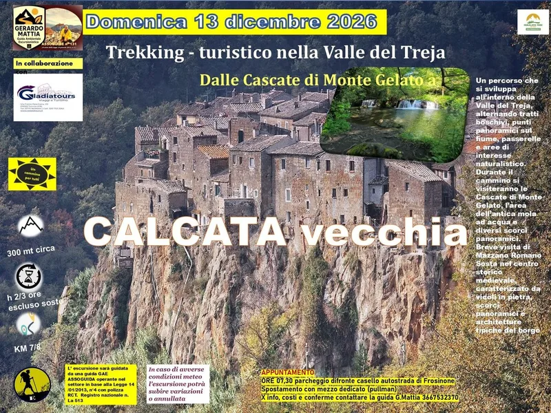 Tra cascate e magia d'inverno: da MONTE GELATA a CALCATA VECCHIA