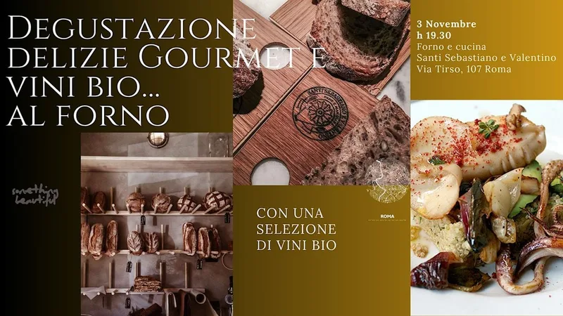 Degustazione delizie gourmet e vini bio, al Forno