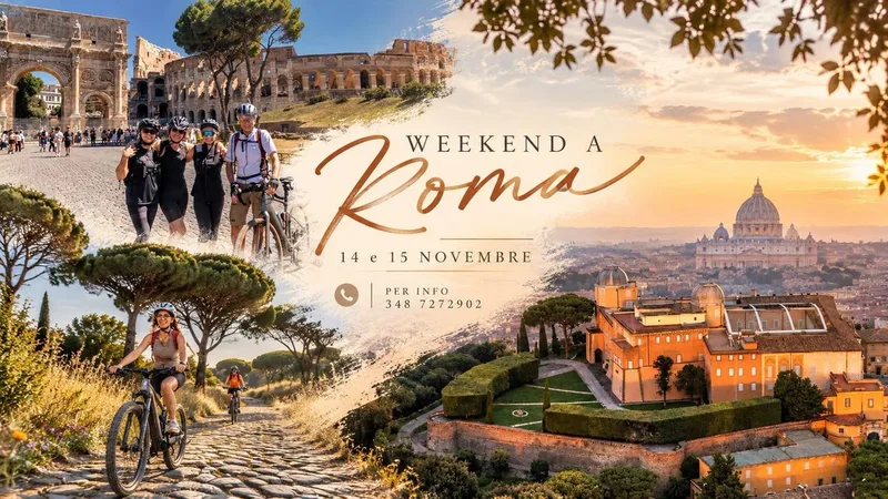Roma da Sogno: Weekend in E-Bike dall'Appia Antica tra Storia, Natura e Castelli Romani