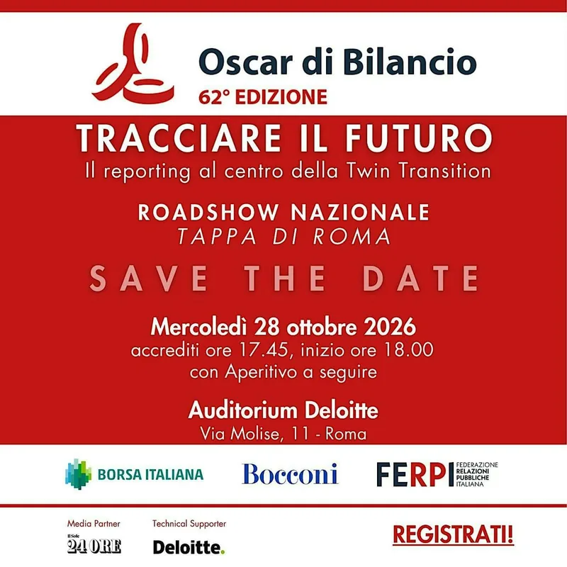 Oscar di Bilancio FERPI | TRACCIARE IL FUTURO | Roma