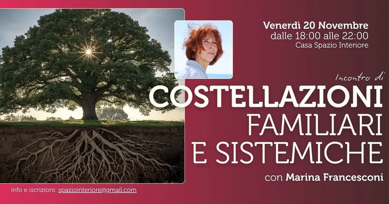 COSTELLAZIONI FAMILIARI E SISTEMICHE con Marina Francesconi