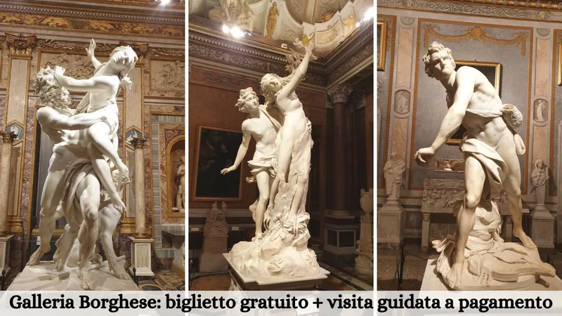 Galleria Borghese - biglietto gratuito + visita guidata a pagamento