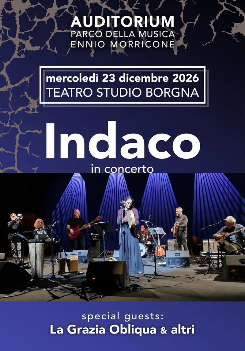 23.12.26 INDACO "indigo track" | Auditorium PdM (RM)
