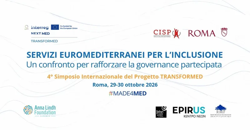 Servizi euromediterranei per l’inclusione - Un confronto per rafforzare la governance partecipata
