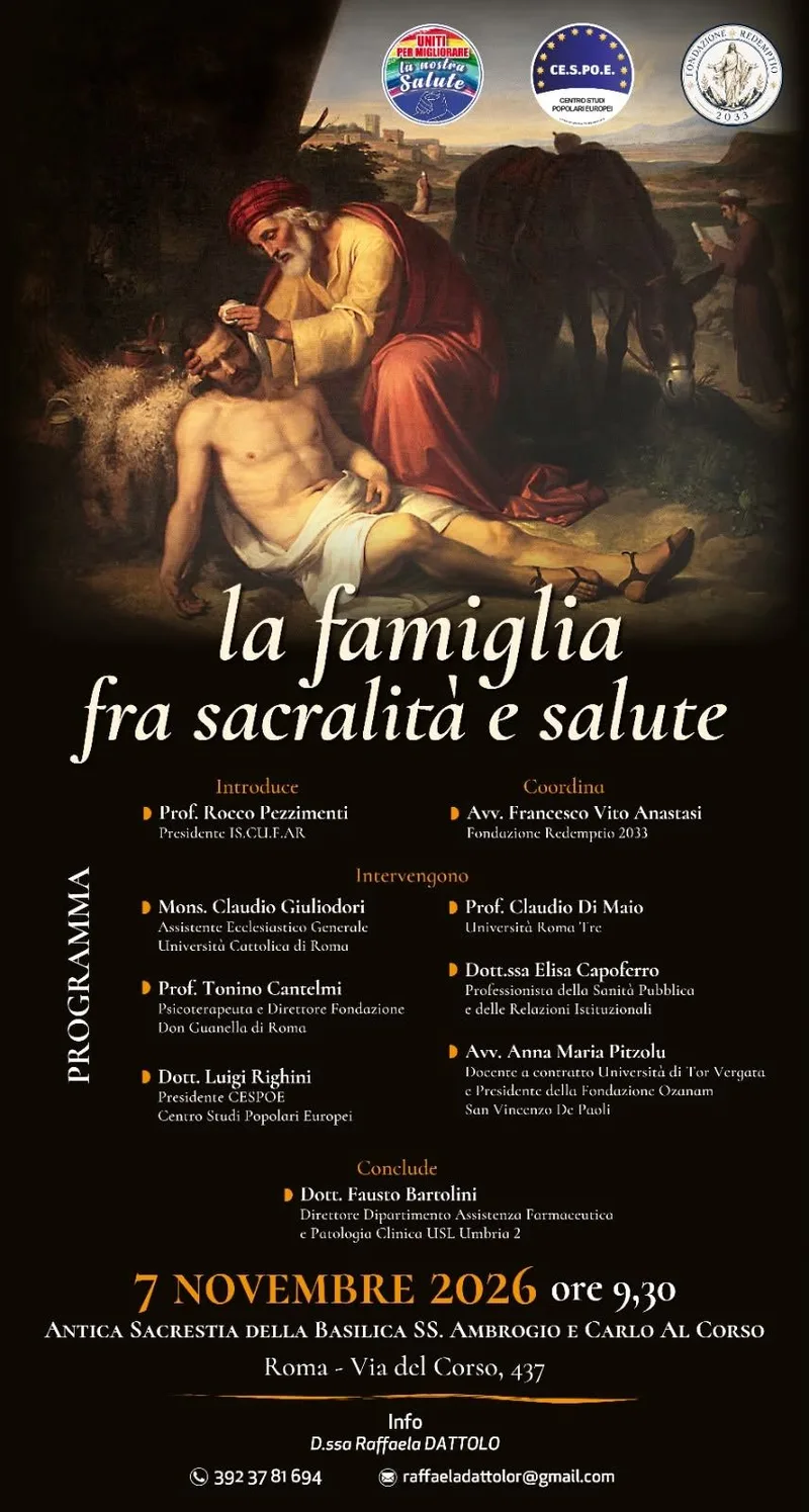 La famiglia fra sacralità e salute