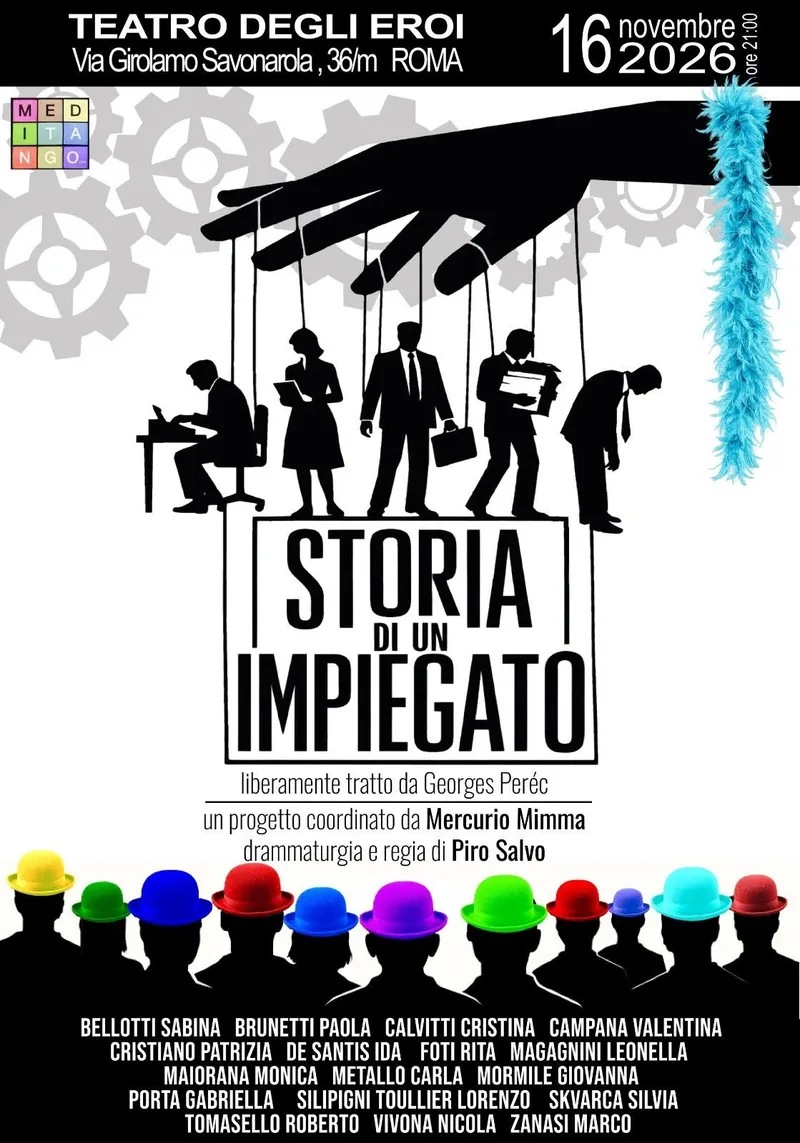 Spettacolo “Storia di un impiegato” unica replica  