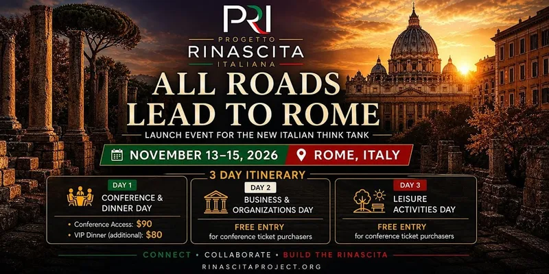 Rinascita 2026 - All Roads Lead to Rome