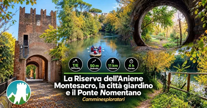 La Riserva dell'Aniene: Montesacro, la città giardino ed il Ponte Nomentano