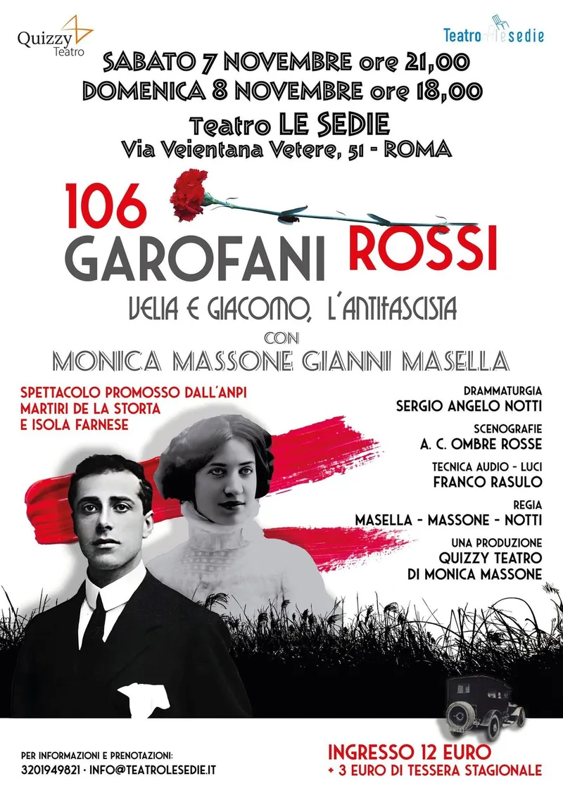 106 GAROFANI ROSSI - VELIA E GIACOMO, L'ANTIFASCISTA
