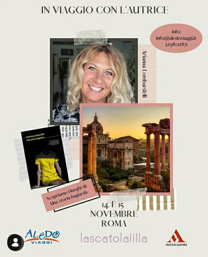IN VIAGGIO CON L'AUTRICE    14  e 15 novembre 2026