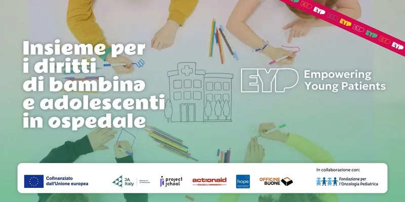 EYP: insieme per i diritti di bambinə e adolescenti in ospedale