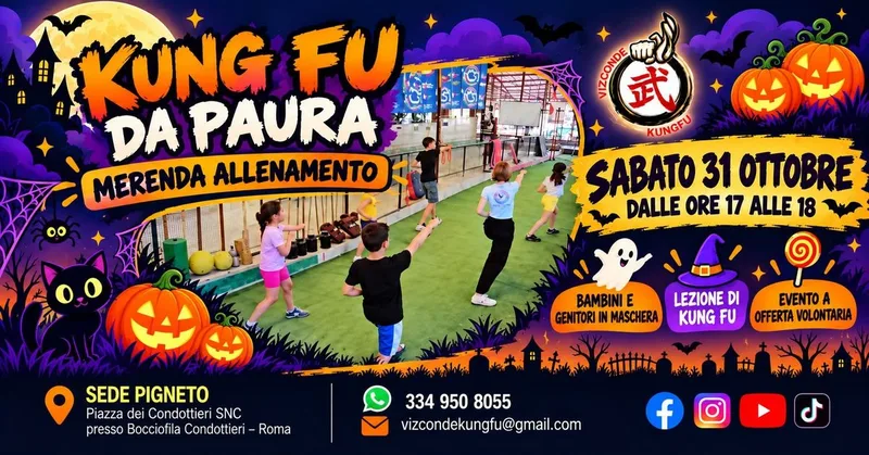 🎃🥋 KUNG FU DA PAURA – MERENDA ALLENAMENTO DI HALLOWEEN 🥋🎃