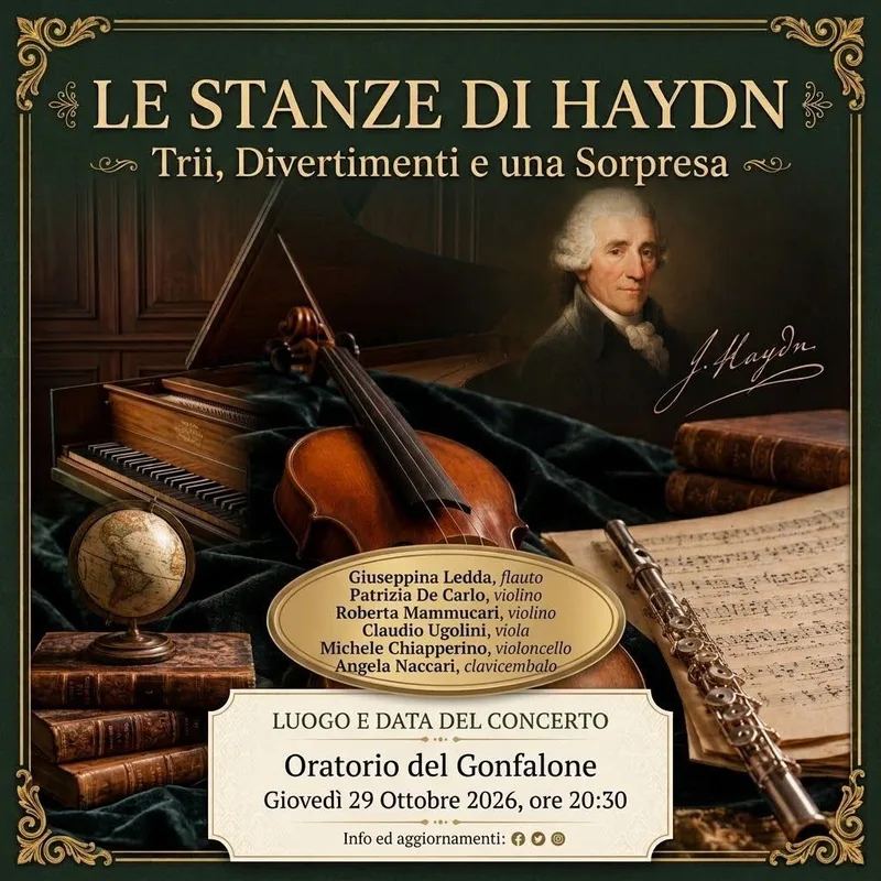 LE STANZE DI HAYDN
Trii, Divertimenti e una Sorpresa