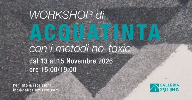 Workshop di Acquatinta Con i metodi No-Toxic