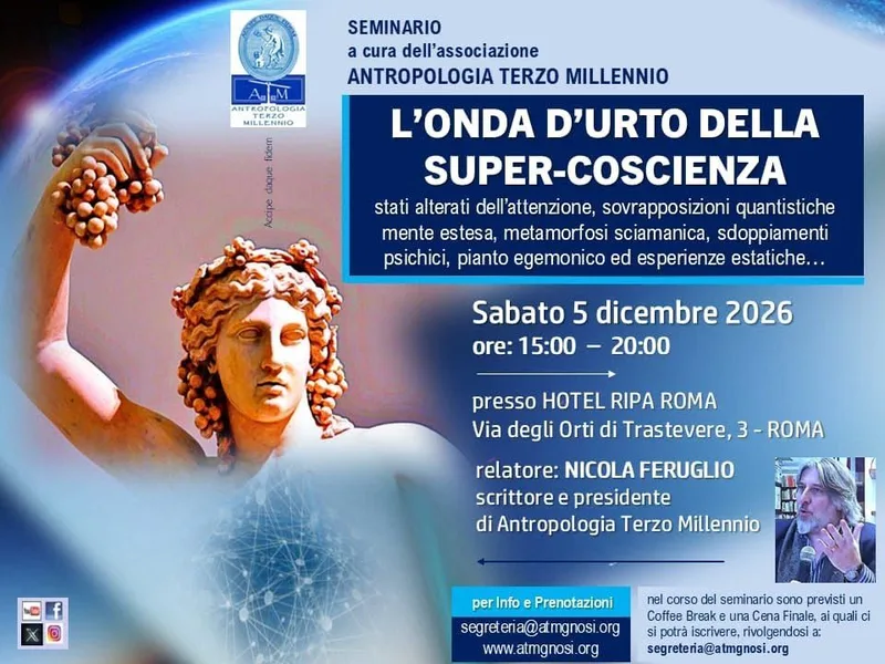 Nicola Feruglio "L'ONDA D'URTO DELLA SUPER-COSCIENZA" - seminario A.T.M. 05.12.2026