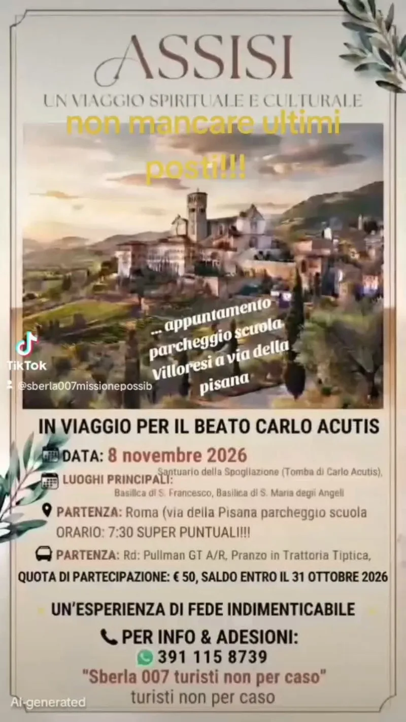 visita ad Assisi tomba Carlo Acutis 