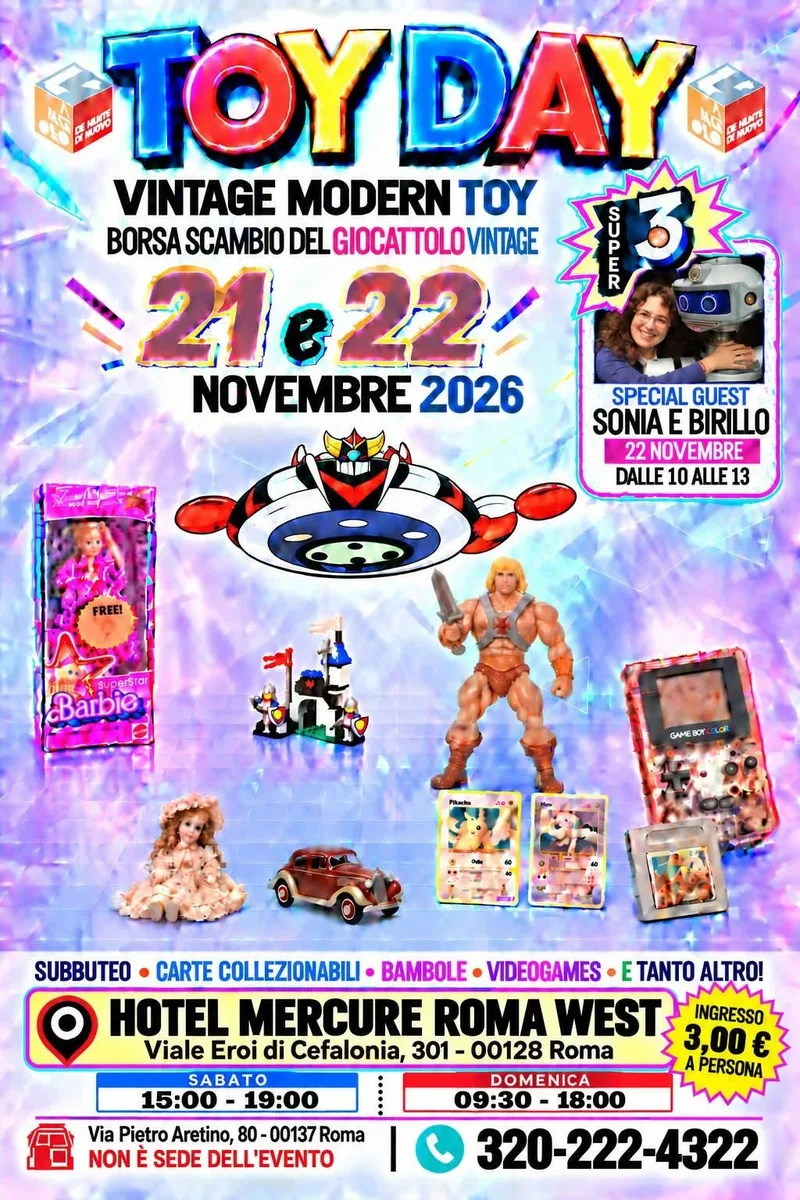 TOYDAY BORSA SCAMBIO DEL GIOCATTOLO VINTAGE 