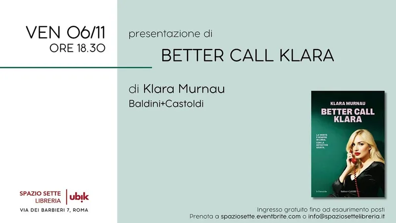Presentazione di "Better call Klara"