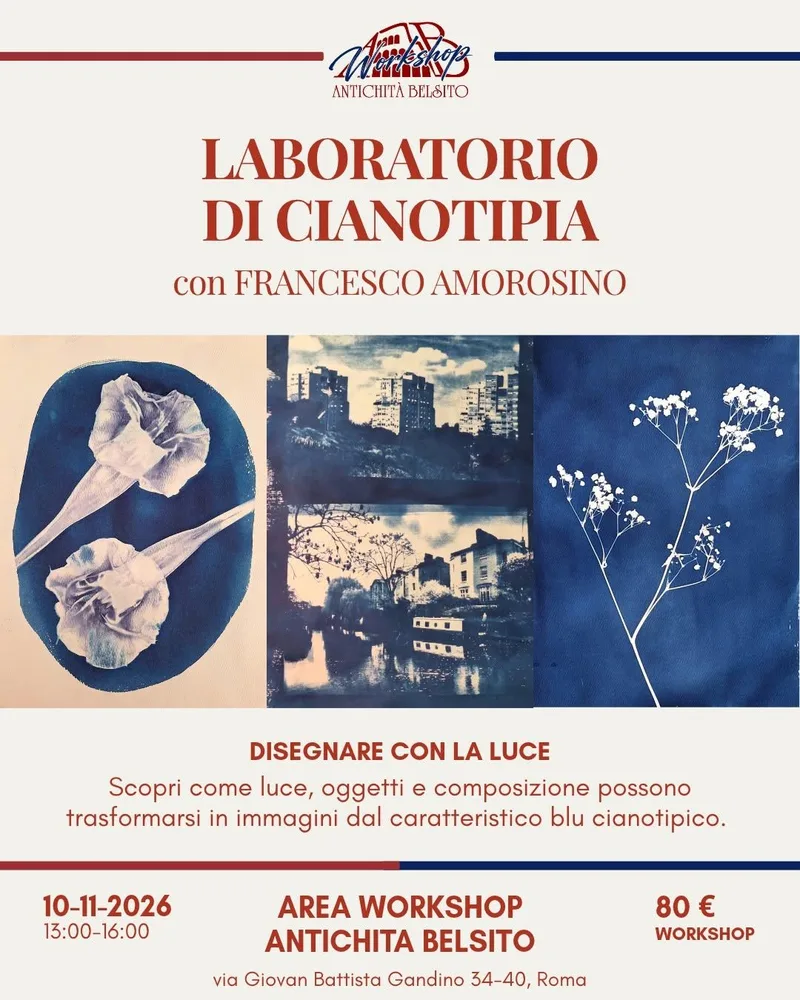 Laboratorio di cianotipia con Francesco Amorosino