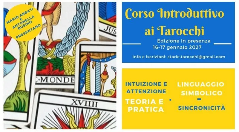 Corso introduttivo ai Tarocchi 16-17 gennaio 2027