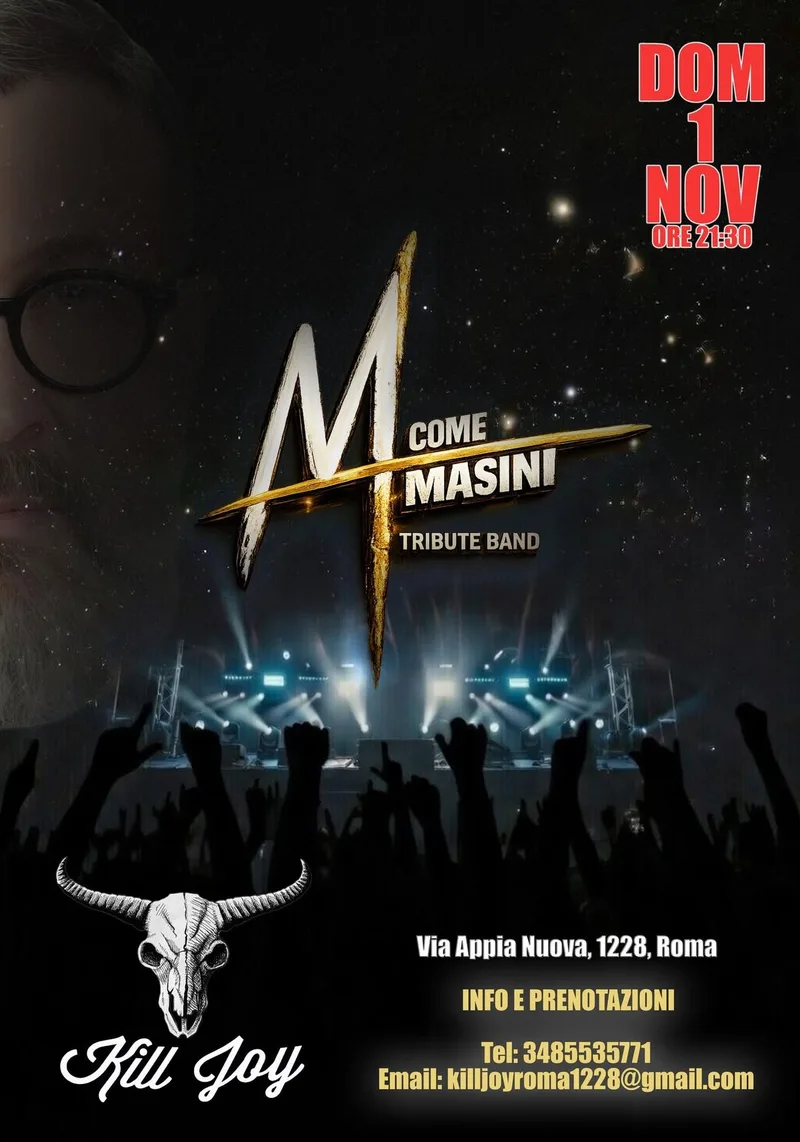 M come Masini in concerto al K*ll Joy