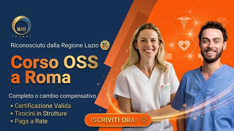 Corso OSS a Roma riconosciuto dalla Regione Lazio