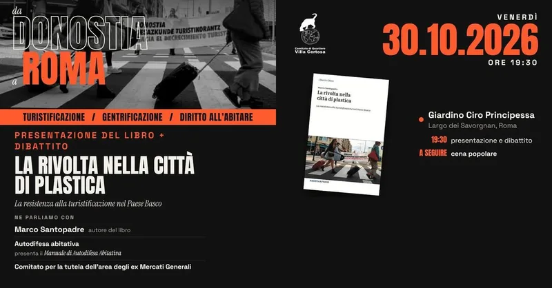 Presentazione "La rivolta della città di plastica" di Marco Santopadre