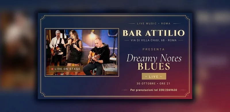 Dreamy Notes Trio Blues @ATTILIO BAR