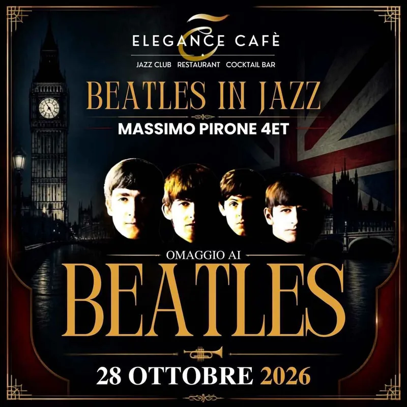 OMAGGIO AI BEATLES IN JAZZ // Live at ELEGANCE CAFE' JAZZ CLUB | ROMA